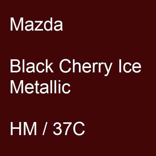 Mazda, Black Cherry Ice Metallic, HM / 37C.